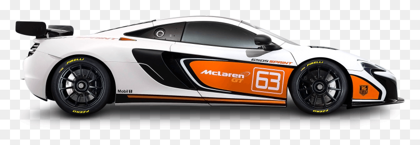 1907x566 Mclaren 675lt White Car Mclaren 650s Coupe Livery, Vehicle, Transportation, Automobile HD PNG Download