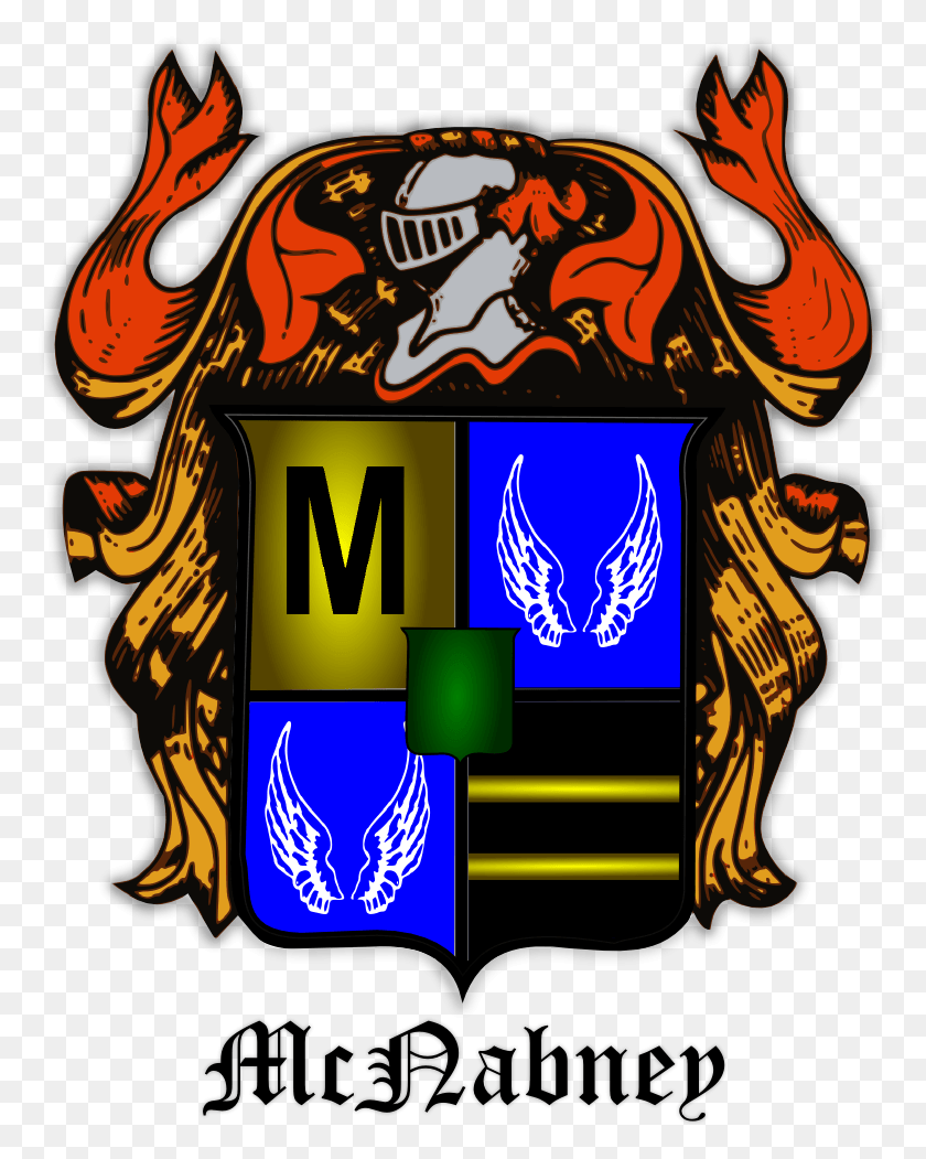 774x991 Mcnabney Coat Of Arms Le Roux Coat Of Arms, Text, Graphics HD PNG Download