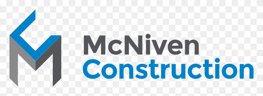 3828x1218 Mcniven Construction Ampndash Logos Building And Construction Logos, Text, Alphabet, Word HD PNG Download