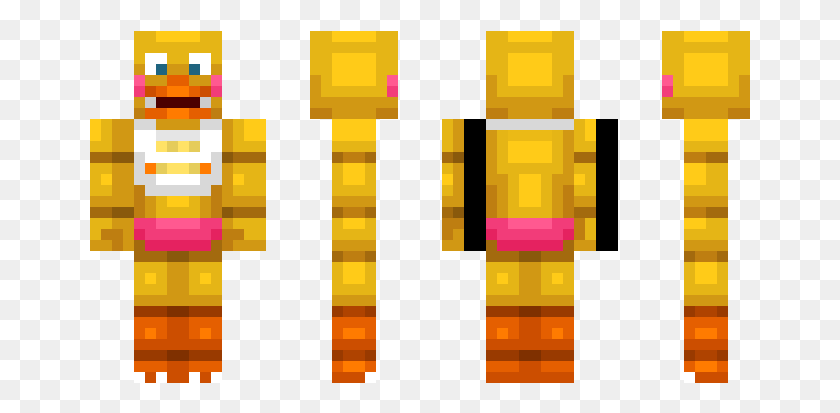 661x353 Mcpeskin Minecraft Toy Chica, Graphics, Lighting HD PNG Download