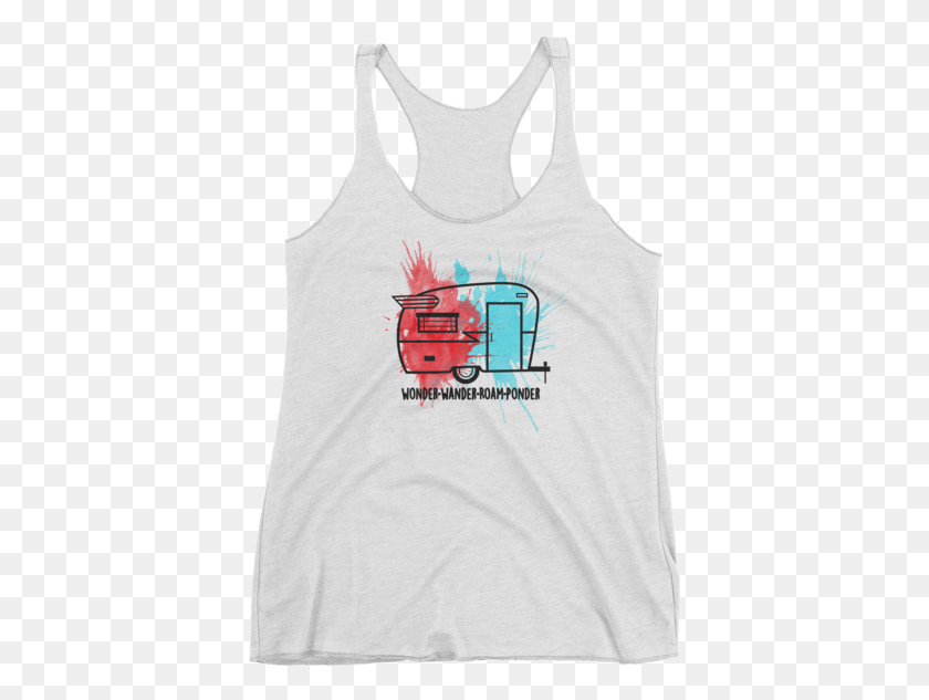 393x573 Me Know What You Would Like To See In Our Vintage Camper Top, Clothing, Apparel, Tank Top HD PNG Download