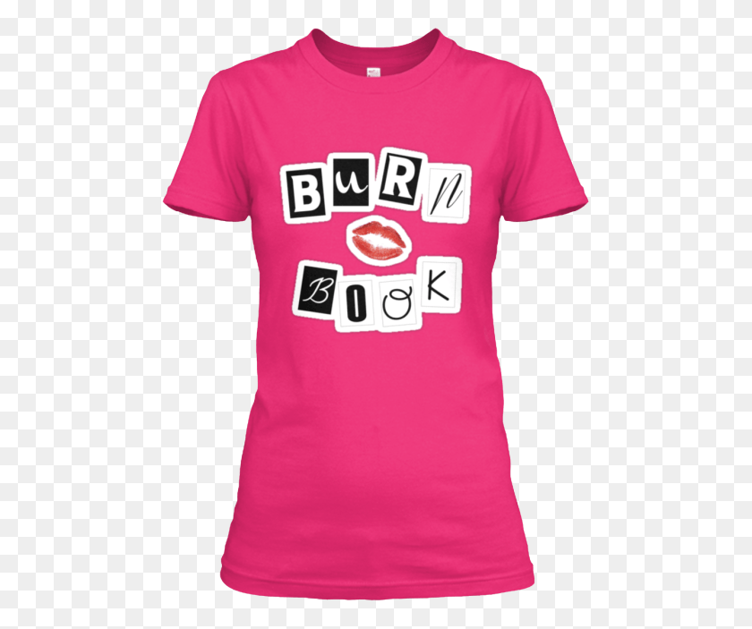 480x643 Mean Girls Burn Book Ecommerce E Commerce Active Shirt, Clothing, Apparel, T-shirt HD PNG Download