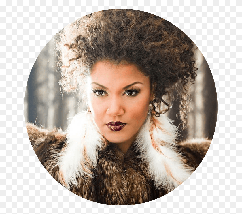 671x682 Measha Brueggergosman Soprano Fur Clothing, Face, Person, Human HD PNG Download
