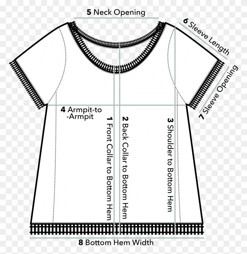 2076x2145 Measured Flat, Clothing, Apparel, Plot HD PNG Download