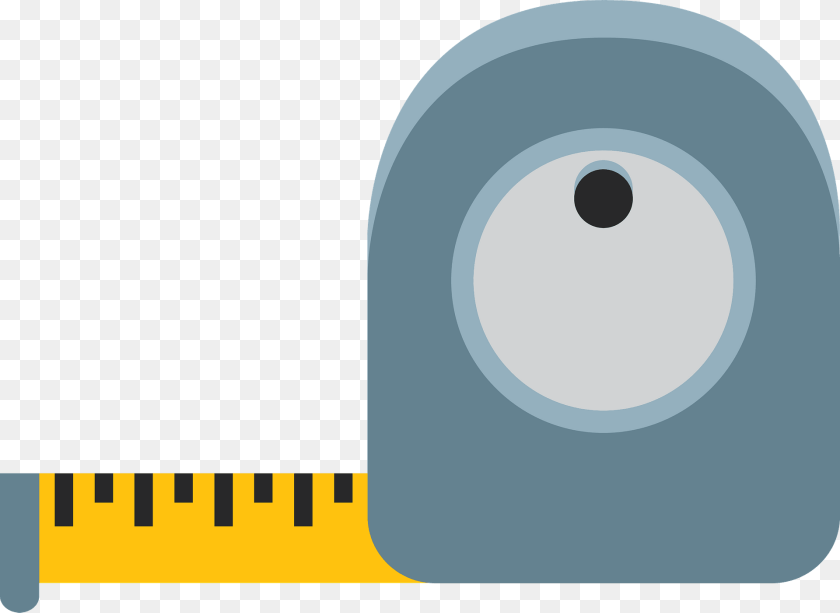 Measuring Tape Hole Clipart PNG