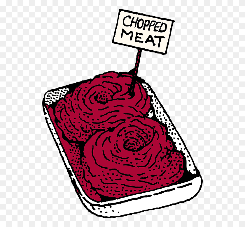 550x720 Meat Beef Chopped Raw Butcher Grill Ground Beef Clipart, Plant, Label, Text HD PNG Download