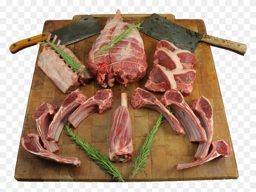 1000x734 Descargar Png Carne En Bloque De Carnicero Con Cuchillos Carnicero Png
