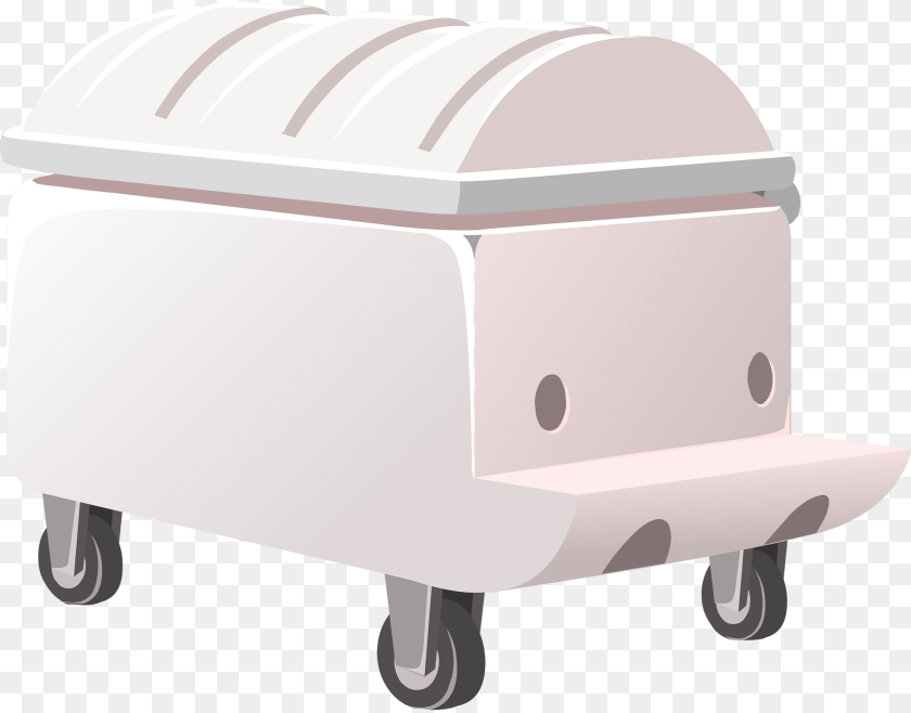 Meat Waste Collector Clipart, Machine, Wheel, E-scooter, Transportation Sticker PNG
