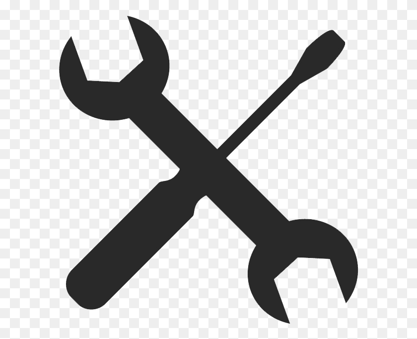 604x622 Mechanic Symbol, Wrench, Axe, Tool HD PNG Download