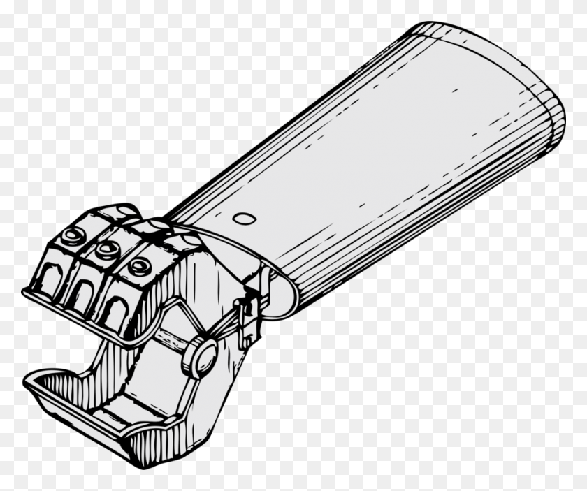909x750 Mechanical Engineering Robotic Arm Hand Drawing Mechanical Robot Hand Drawing, Weapon, Weaponry, Tool HD PNG Download