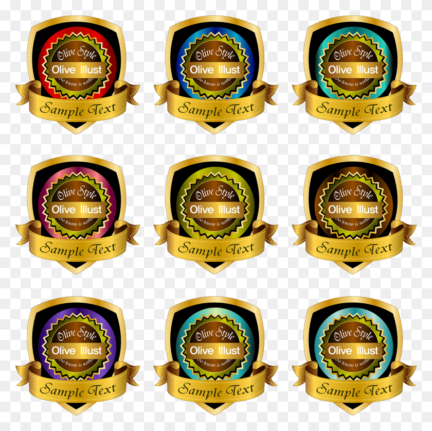 1280x1276 Medal, Label, Text, Slot HD PNG Download