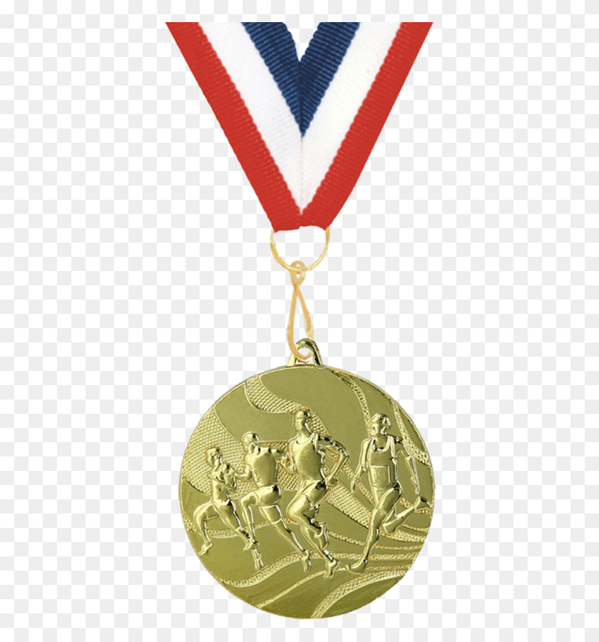 384x840 Medal Gold Medal For Running, Gold, Person, Human HD PNG Download