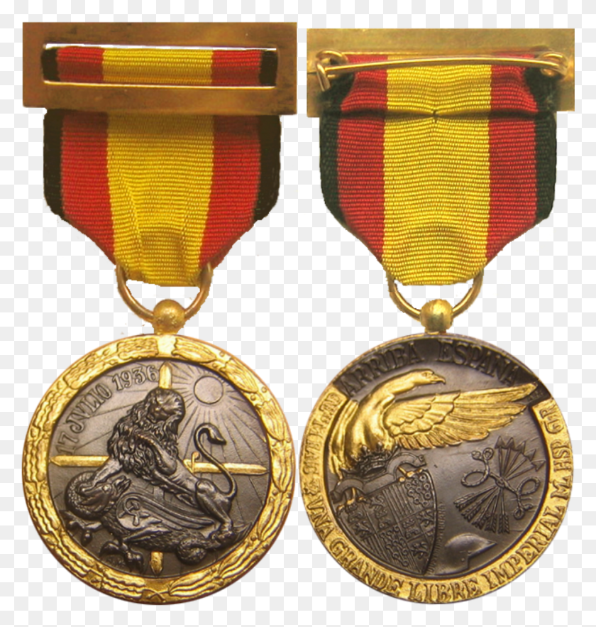 Medalla De La Medalla De La 1936, Gold, Trophy, Gold Medal HD PNG Download