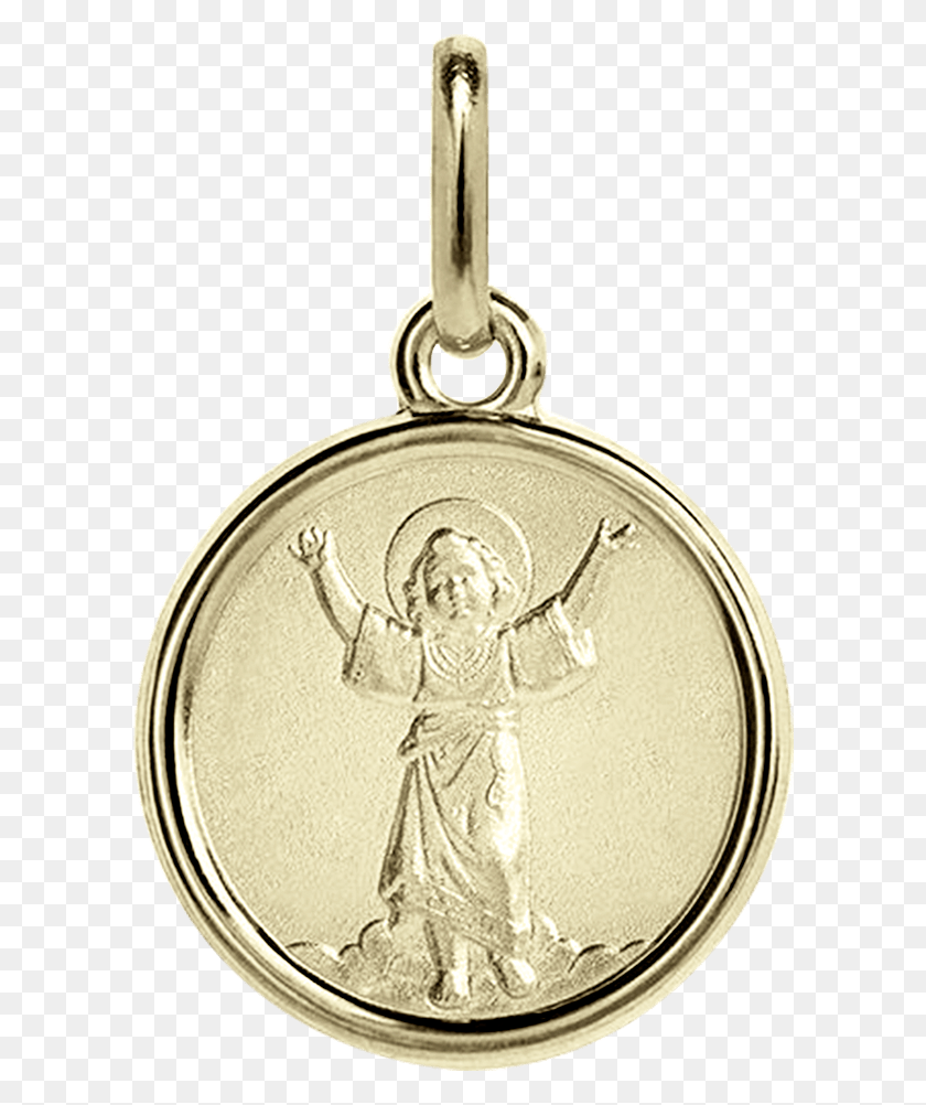 601x942 Medalla Divino Locket, Pendant, Gold, Jewelry HD PNG Download