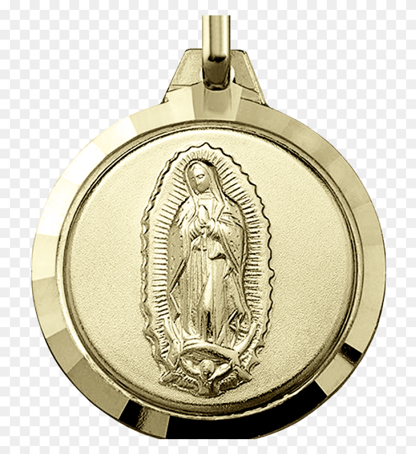 720x856 Medalla Virgen De Guadalupe Joyera Lafesta Locket, Gold, Clock Tower, Tower Hd Png
