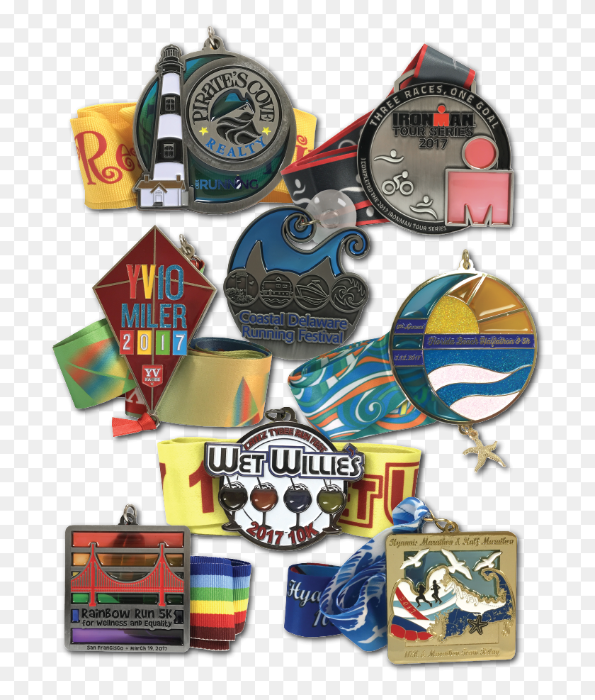 703x927 Medallions Translucent Badge, Wristwatch, Collage, Poster HD PNG Download