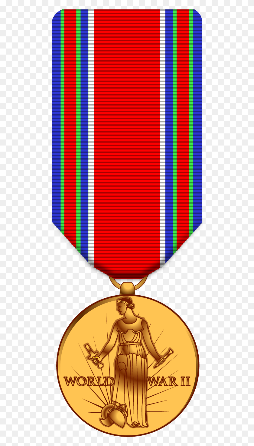 505x1411 Medals Clipart War Medal Wwii Victory Medal, Gold, Person, Human HD PNG Download