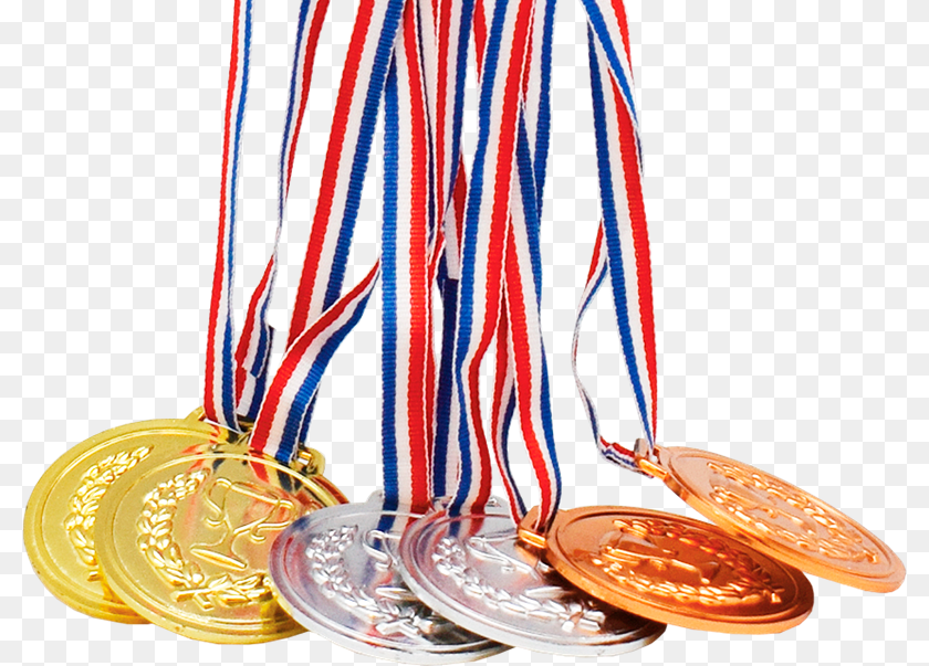 Medals Gold Silver Amp Bronze 6 Pack Coin, Gold Medal, Trophy Transparent PNG