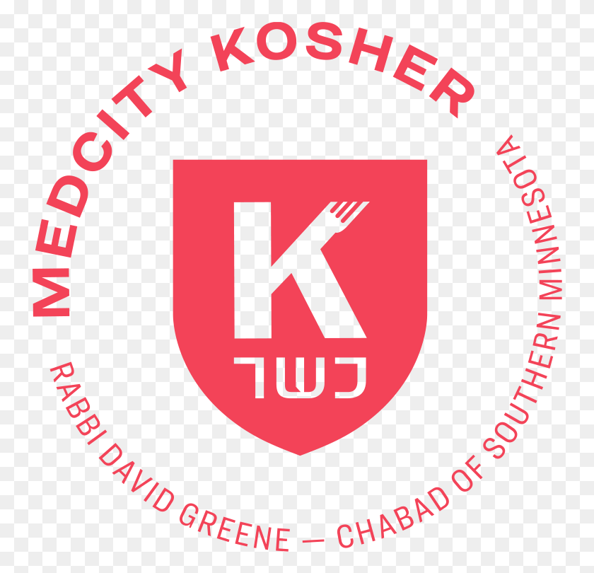 750x750 Medcity Kosher Logo Circle, Symbol, Trademark, Text HD PNG Download