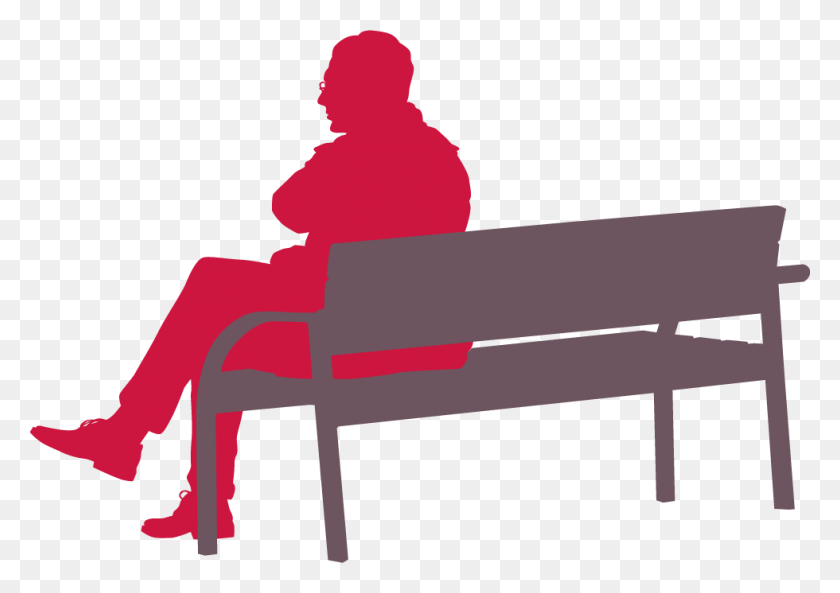 980x670 Media Category Silhouette Sitting, Furniture, Person, Human HD PNG Download