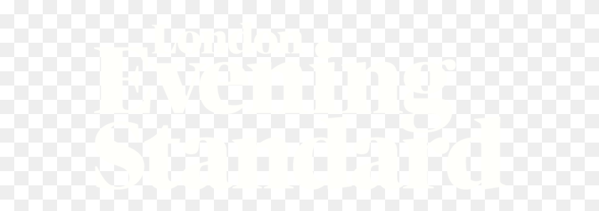 578x236 Медиа-Партнеры London Evening Standard Белый Логотип, Текст, Слово, Этикетка Hd Png Скачать