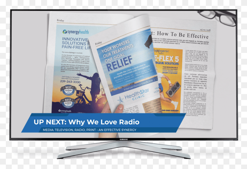 835x552 Media Television And Print For Medical Online Advertising, Advertisement, Flyer, Poster HD PNG Download