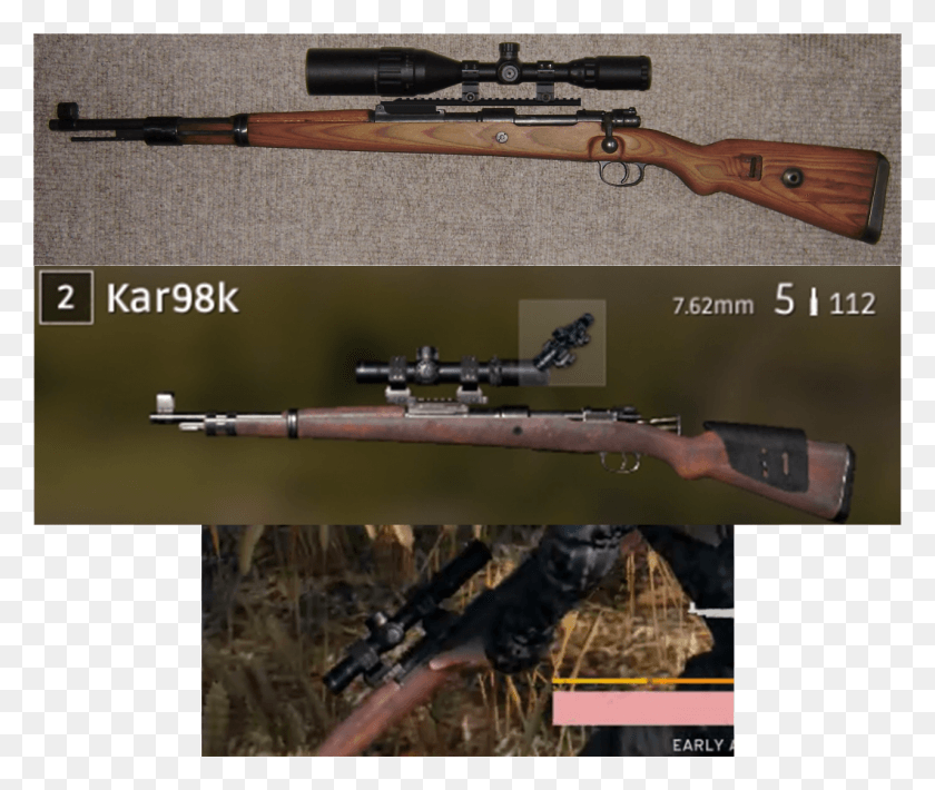1280x1067 Mediahas Nobody Ever Noticed That The 8x Scope Attached Kar98k With 8x Scope, Gun, Weapon, Weaponry HD PNG Download