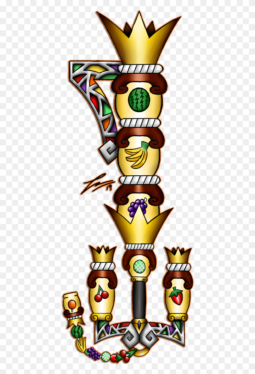 440x1175 Mediamedia Someone Suggested A Keyblade Based On Flantastic Seven, Light HD PNG Download