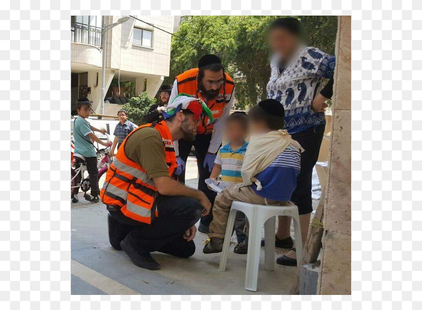 564x558 Medic Dons Clown Costume To Treat Israeli Boy Hit By Toddler, Person, Clothing, Chair HD PNG Download