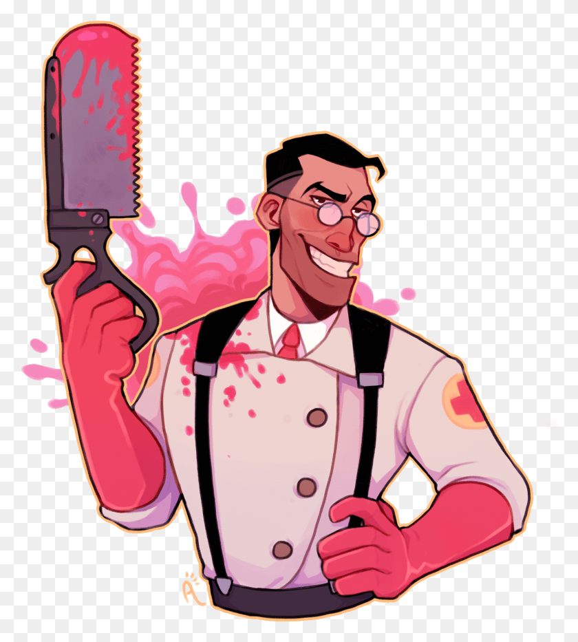 1701x1904 Medic Sticker Tf2 Stickers, Person, Human, Chef HD PNG Download