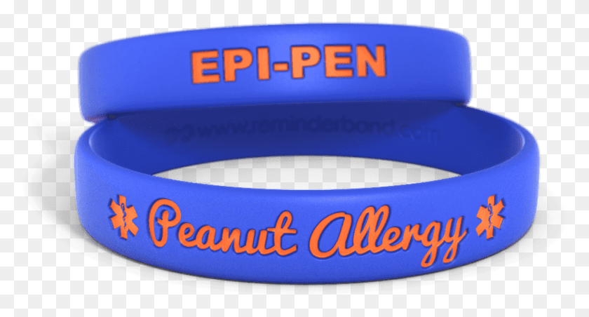 943x475 Medical Alert Bands Peanut Allergy Bracelet, Label, Text, Tape HD PNG Download