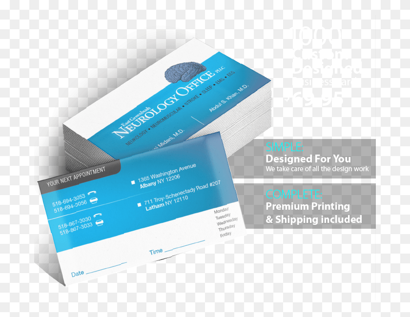 701x590 Medical Business Cards Appointment Cards Graphic Design, Text, Paper, Business Card HD PNG Download