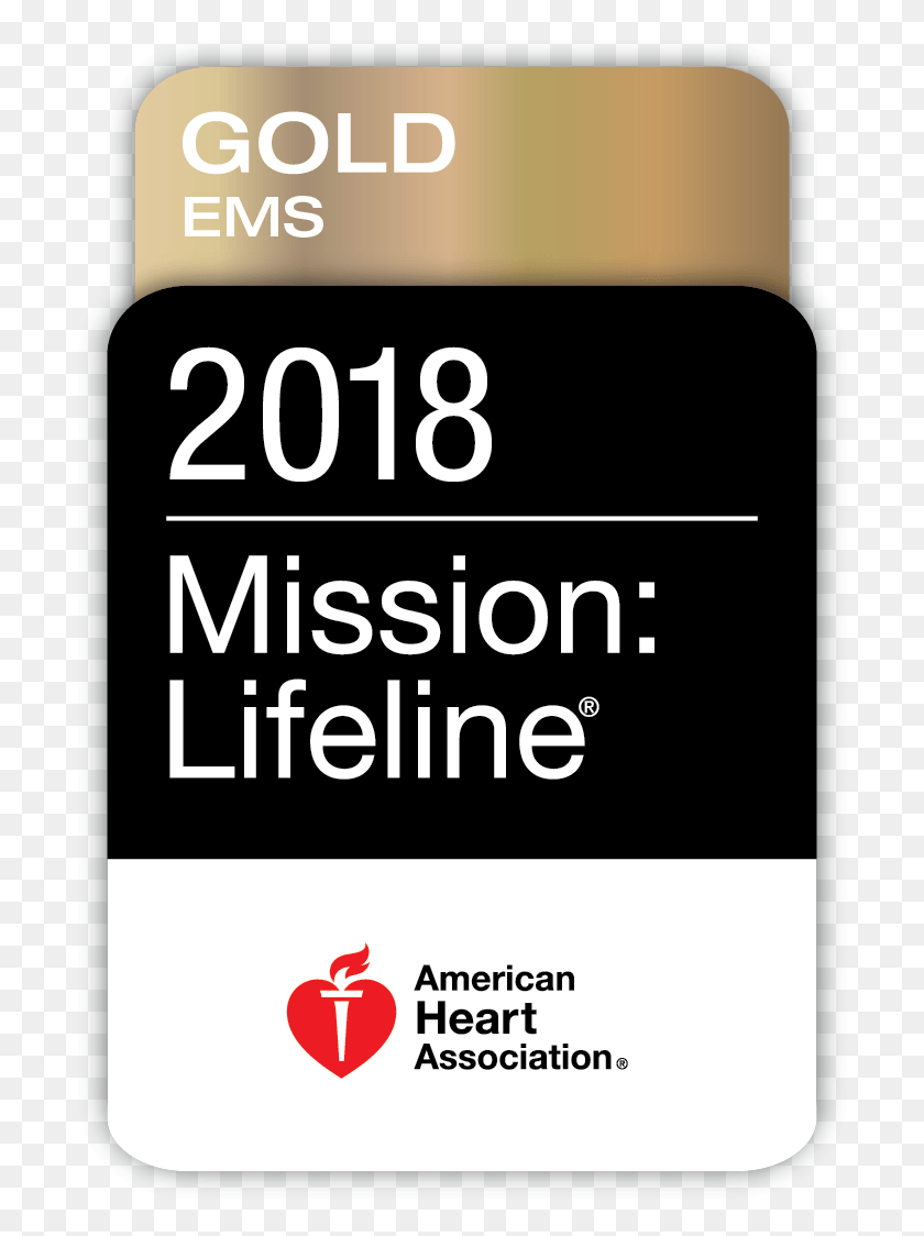 708x1064 Medical Center Ems Has Received The American Heart American Heart Association, Text, Number, Symbol HD PNG Download