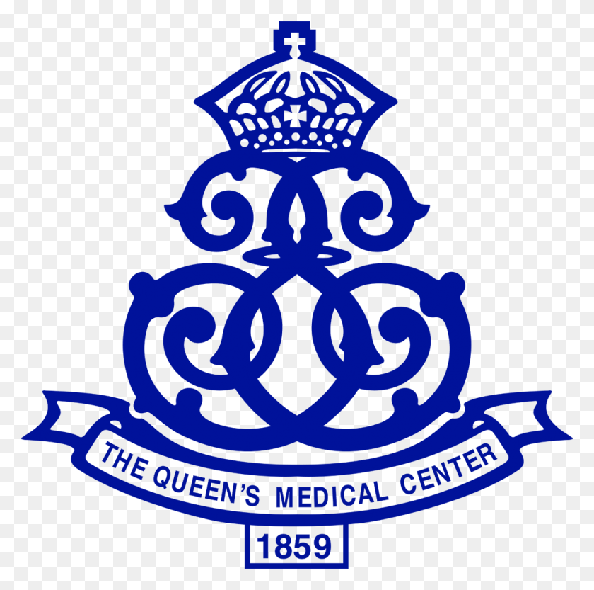 1152x1142 Descargar Png Medical Center Logo Blue Queen39S Health Systems Logo, Símbolo, Marca Registrada Hd Png
