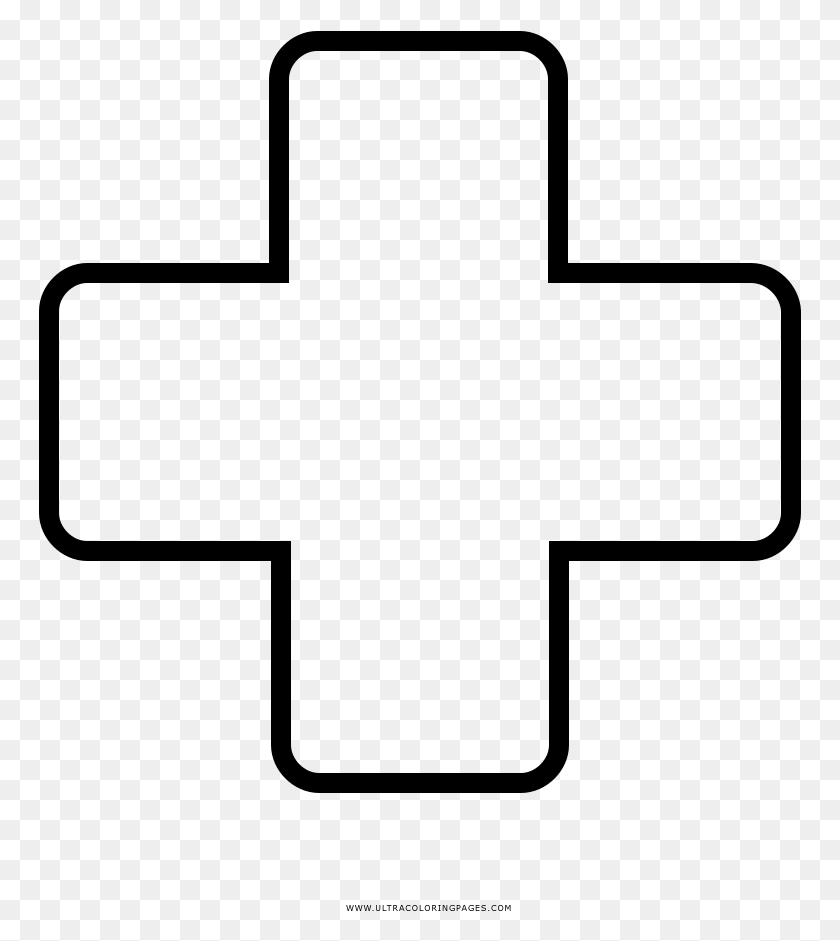 763x881 Medical Cross Coloring, Gray, World Of Warcraft HD PNG Download