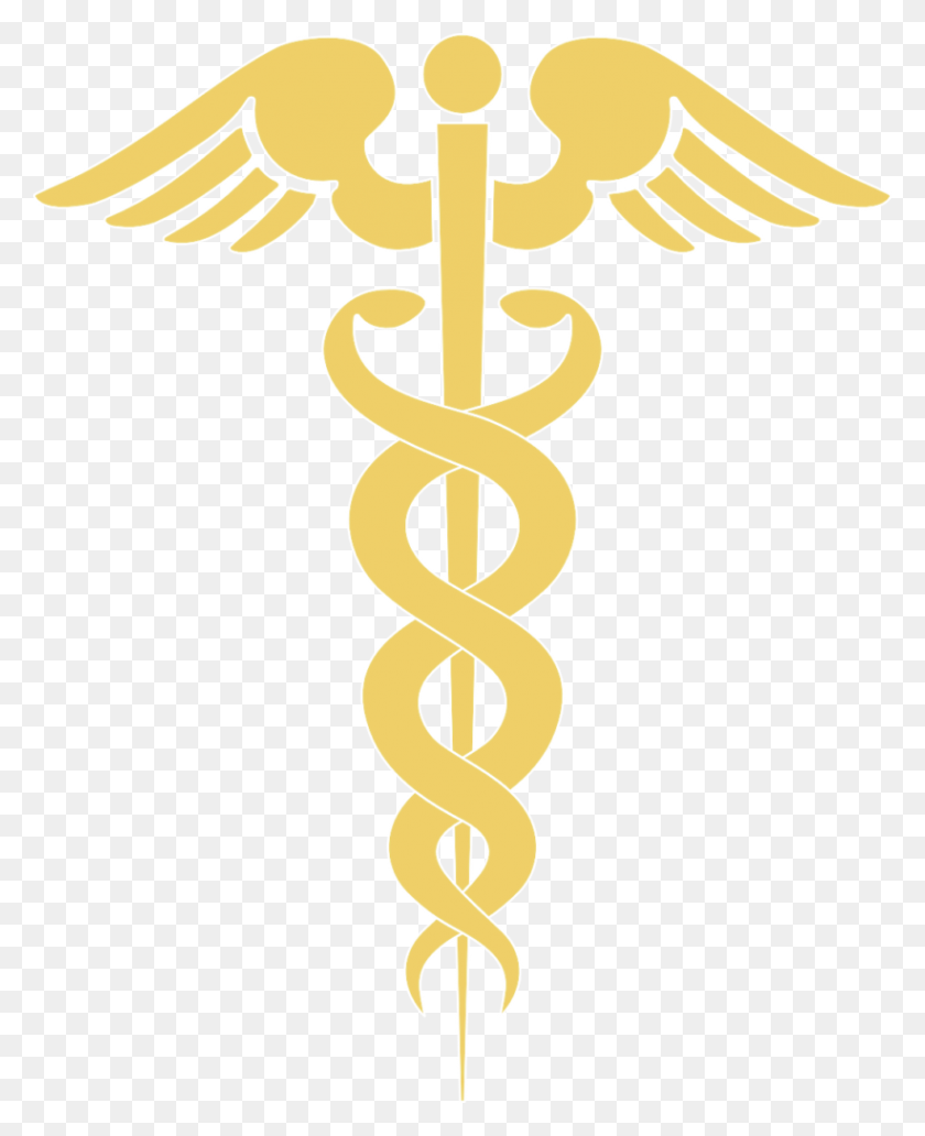 821x1024 Medicine Symbol Middle Ages, Emblem, Cross, Gold HD PNG Download
