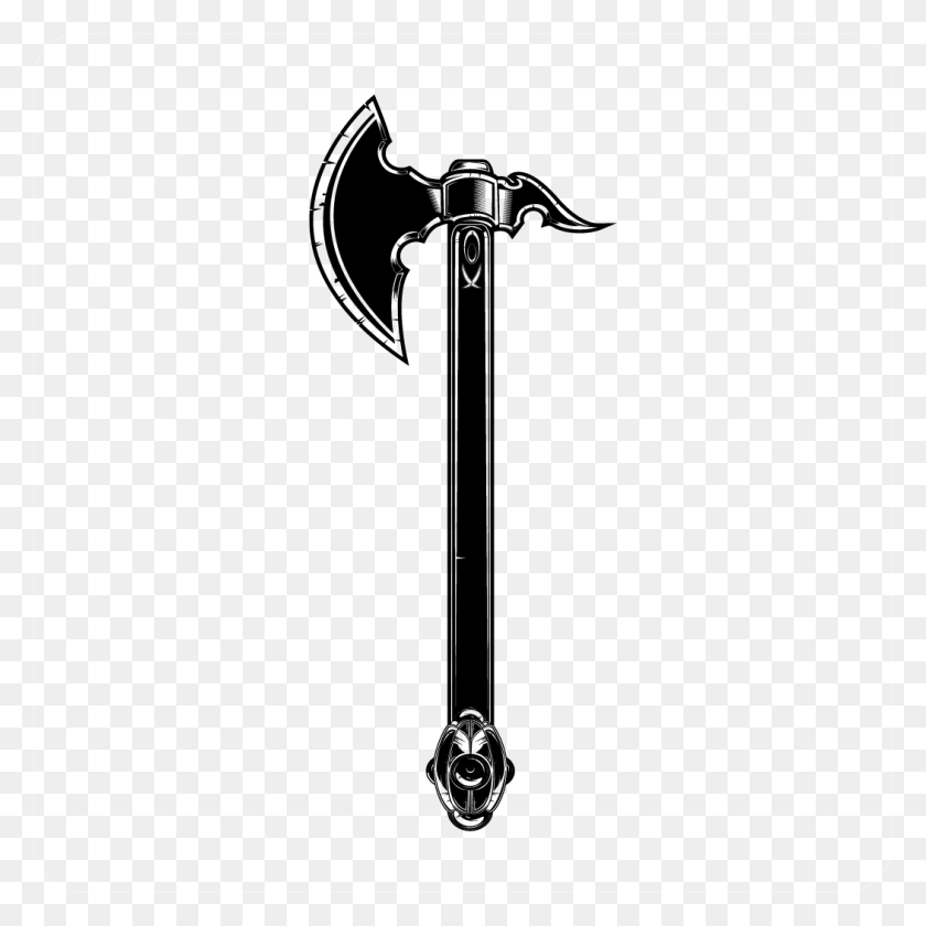 1051x1051 Medieval Axe Decal Style Lever, Tool, Electronics, Hardware Descargar Hd Png