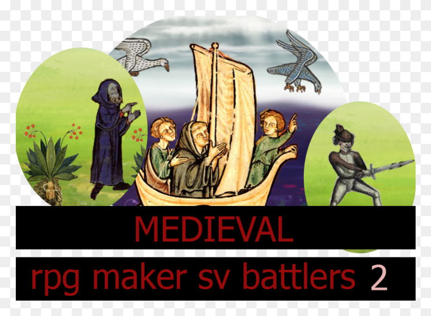 923x657 Medieval Banner, Person, Human, Bird HD PNG Download