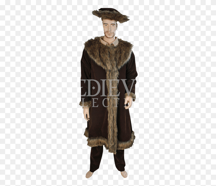 462x664 Medieval Fur Coat, Clothing, Apparel, Person HD PNG Download