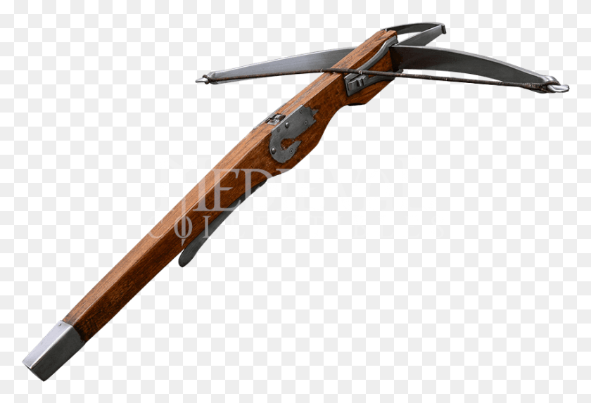 851x560 Medieval Heavy Crossbow, Gun, Weapon, Weaponry HD PNG Download