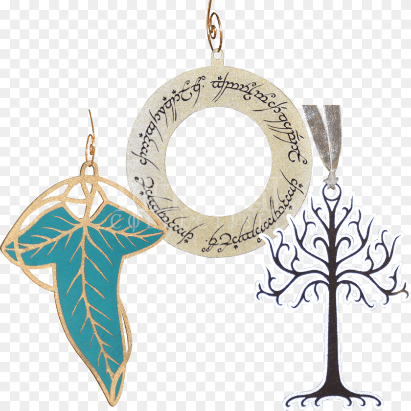 1000x1000 Medieval Ornaments Original Tree Of Gondor, Accessories, Earring, Jewelry Transparent PNG