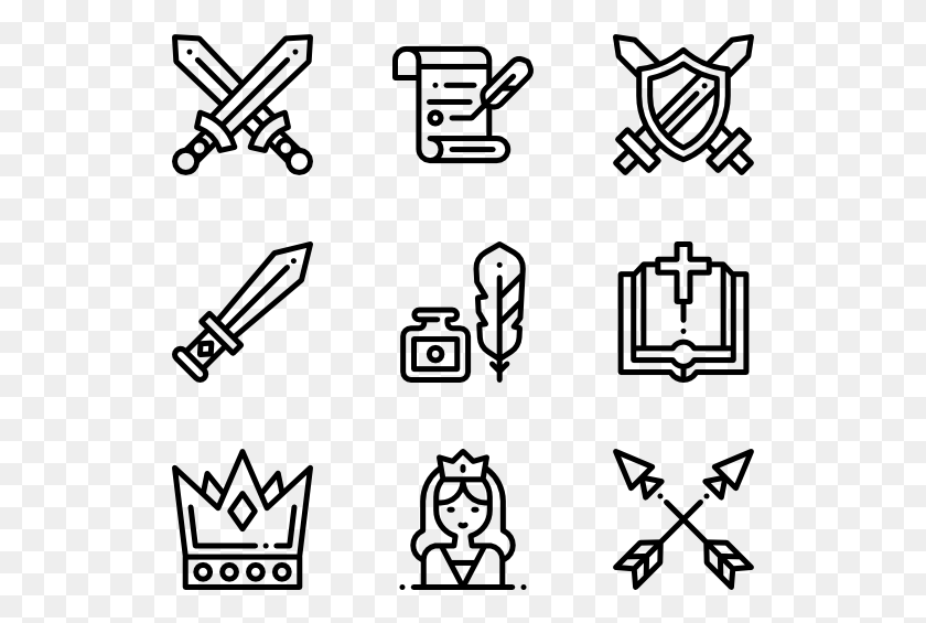 529x505 Medieval Theatre Icon Vector, Gray, World Of Warcraft HD PNG Download
