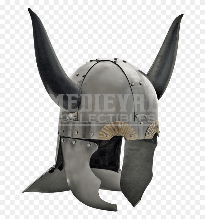 668x838 Casco Vikingo Medieval Con Cuernos, Ropa, Armadura Hd Png