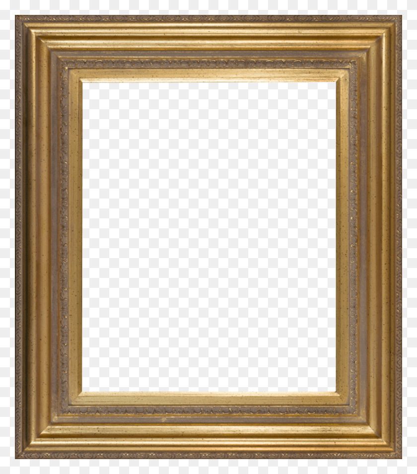 871x1000 Mediterranean Gold Frame Frames Wood, Mirror, Furniture, Cabinet Descargar Hd Png