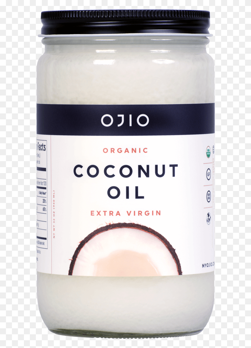 600x1106 Medium Coconut Oil Ojio Coconut Oil, Plant, Nut, Vegetable HD PNG Download