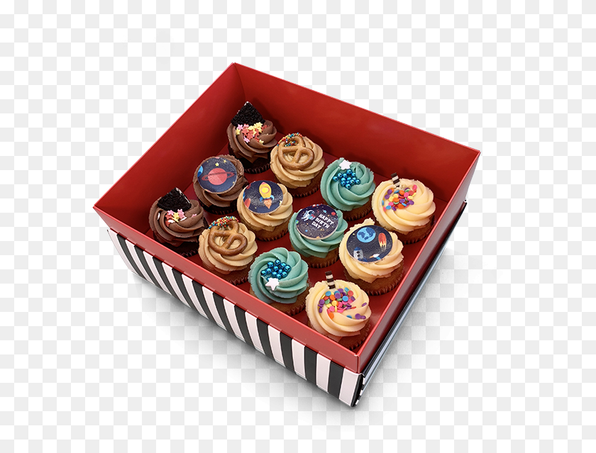 582x579 Descargar Png / Cupcakes Medianos, Cupcakes De Despedida De Soltera, Glaseado, Crema, Pastel Hd Png