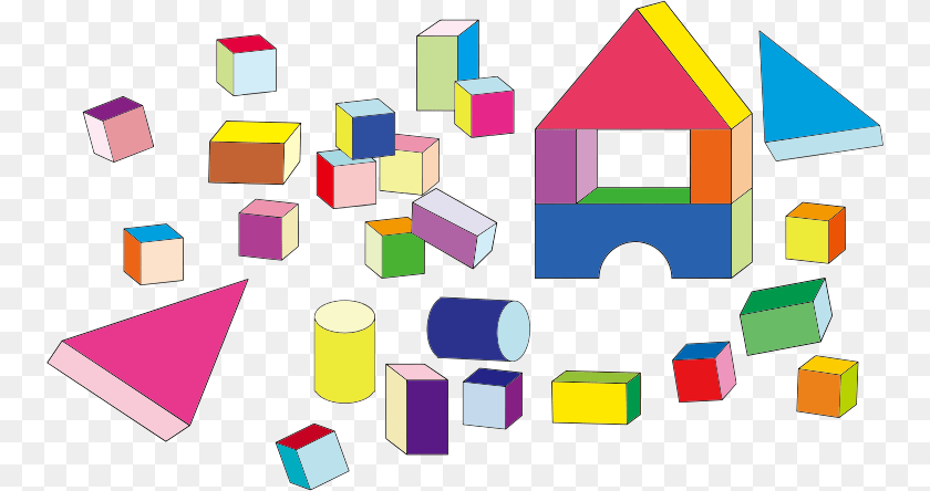 Medium Image Building Blocks Clipart, Art, Paper Transparent PNG
