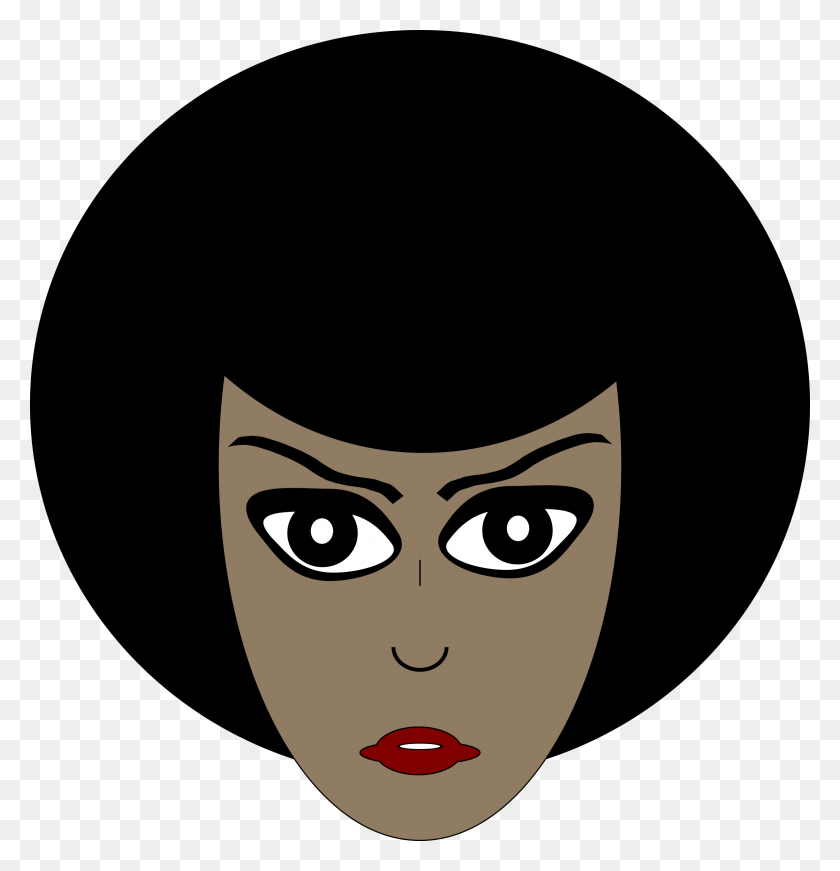 2307x2400 Medium Image Cartoon African American Women With Afros, Face, Head, Portrait HD PNG Download