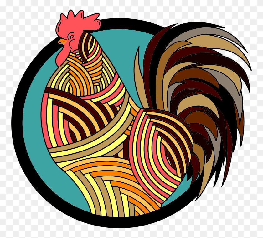 770x702 Medium Image Gambar Abstrak Ayam, Poultry, Fowl, Bird HD PNG Download