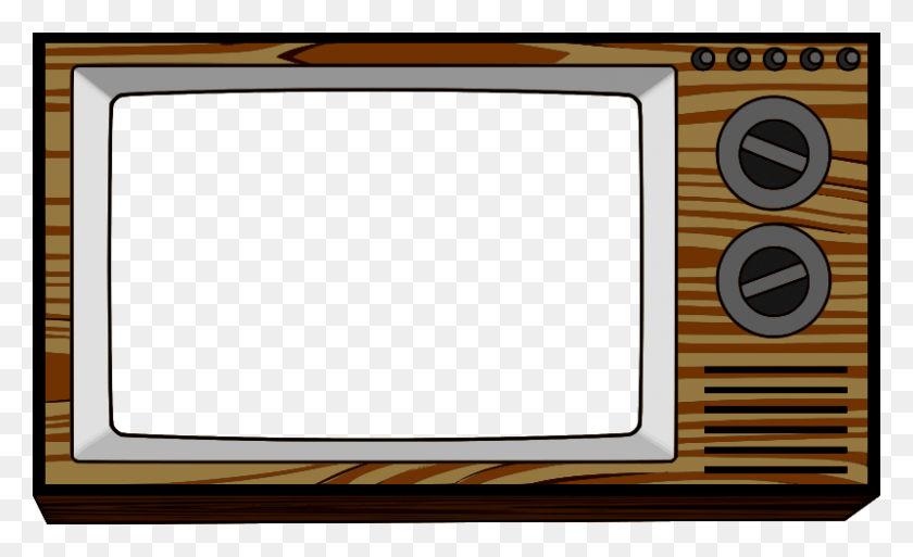 800x465 Medium Image Old Television Clip Art, Monitor, Screen, Electronics HD PNG Download